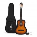 3/4 Classical Guitar Pack, Sunburst, by Gear4music