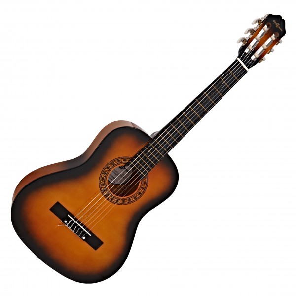 3/4 Classical Guitar Pack, Sunburst, by Gear4music