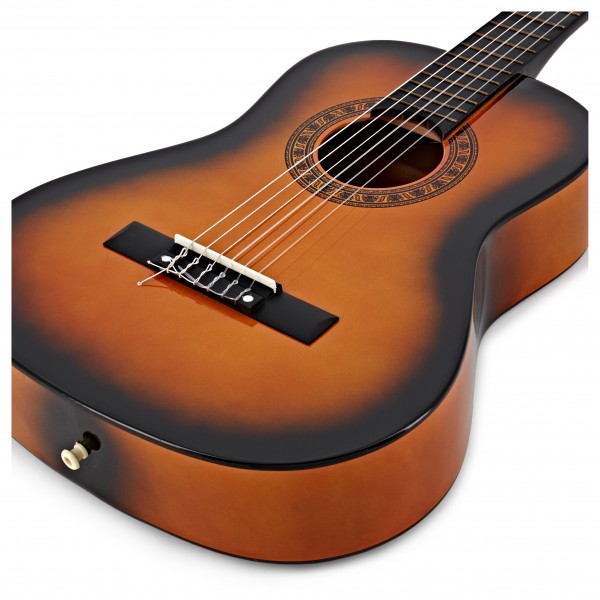 3/4 Classical Guitar Pack, Sunburst, by Gear4music