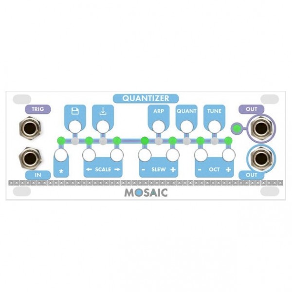 Mosaic 1U Quantizer Module, White