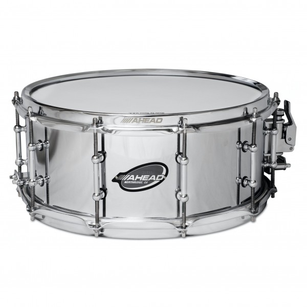 Ahead 13" x 6" Chrome Over Brass Snare Drum