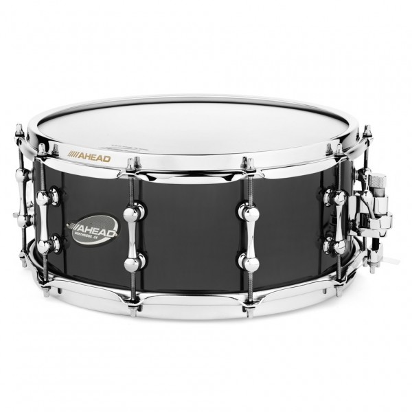 Ahead 14" x 6" Black Chrome on Brass Snare Drum