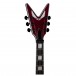 Dean V Select 24 Kahler, Metallic Red Satin head