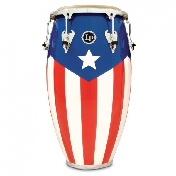 LP Matador Wood 12 1/2'' Tumba PR Flag Chrome Hardware