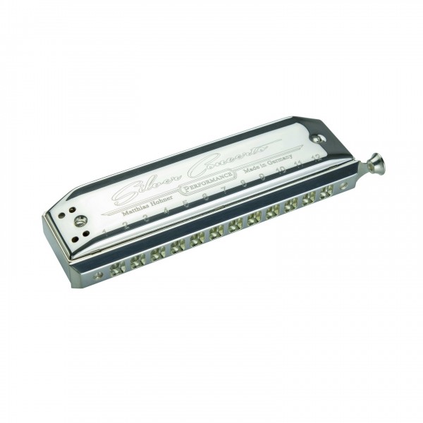 Hohner Silver Concerto Harmonica, C