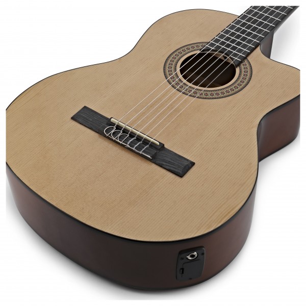 Deluxe Single Cutaway Classical Electro Guitar Pack by Gear4music