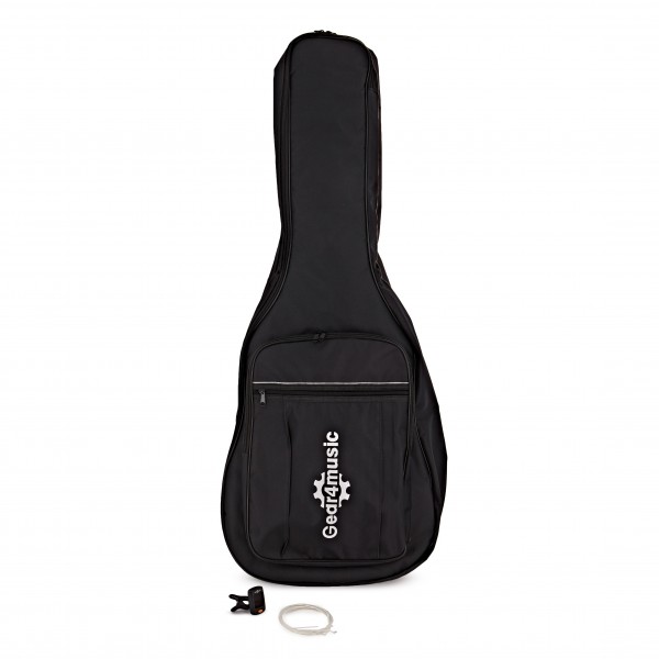 Deluxe Single Cutaway Classical Electro Guitar Pack by Gear4music