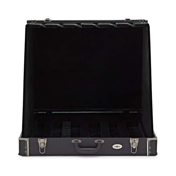 6 Guitar Rack Case by Gear4music,Black