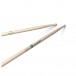 Promark Classic Forward 7A Hickory Drumsticks, Wood Tip ANgle