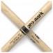 Promark Classic Attack 5B Shira Kashi Oak Drumsticks, Nylon Tip