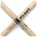 Promark Classic Attack 5B Shira Kashi Oak Drumsticks, Wood Tip