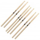 Promark Classic Attack 5B Shira Kashi Oak Oval, 4 Pair Value Bundle