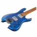Ibanez Q52 Q Series Headless Guitar, Laser Blue Matte body