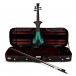 Bridge Lyra Electric Violin, Black and Green