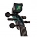 Bridge Lyra Electric Violin, Black and Green