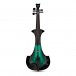 Bridge Lyra Electric Violin, Black and Green