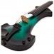 Bridge Lyra Electric Violin, Black and Green