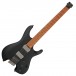 Ibanez QX52 Q Series Headless Guitar, Black Flat