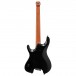 Ibanez QX52 Q Series Headless Guitar, Black Flat back