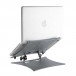 K&M 12197 Laptop Stand, Grey - With Laptop (Not Included)