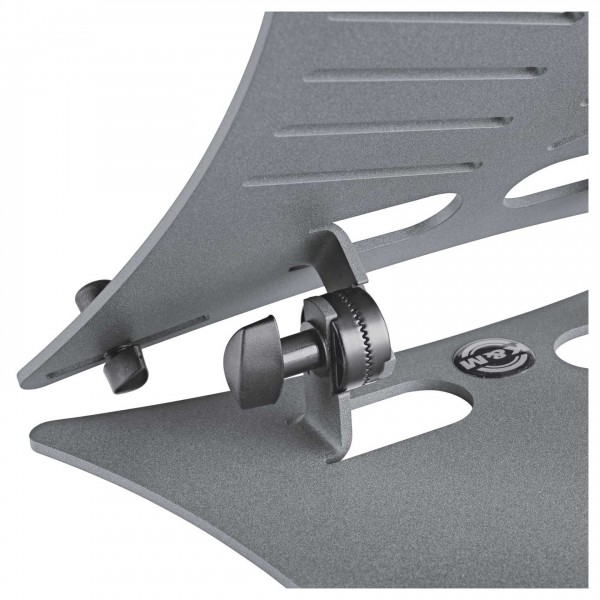 K&M 12197 Laptop Stand, Grey - Detail