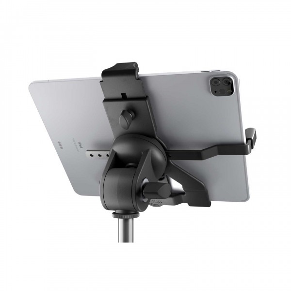 K&M 19744 Tablet PC Stand Holder "Biobased" - Back with Tablet