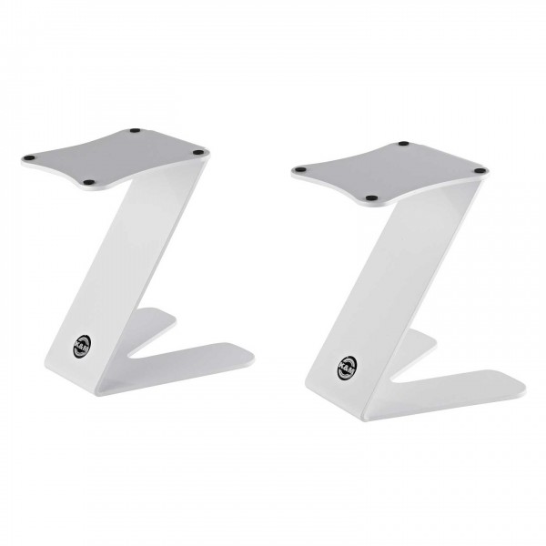 K&M 26773 Table Monitor Z-Stands, White