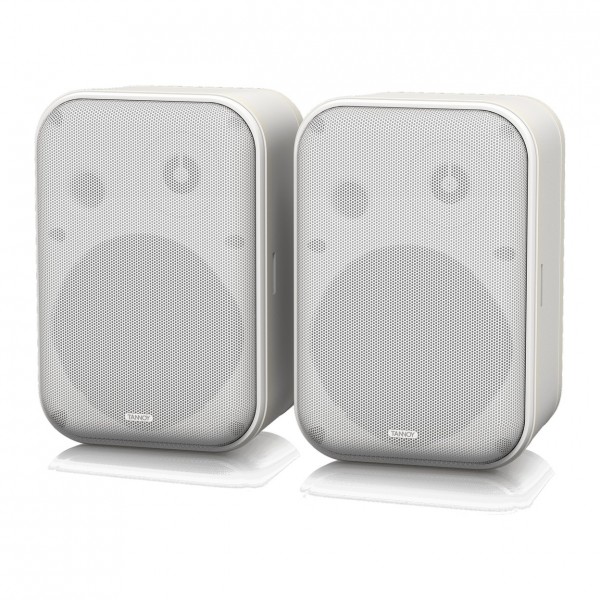 Tannoy VMS 1 5" Installation Speakers, White - Angled Right
