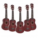 Ukulele by Gear4music, Pack of 5