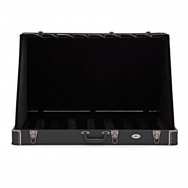 8 Guitar Rack Case by Gear4music, Black
