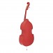 Stentor Rockabilly Double Bass, Red, 3/4