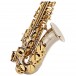 Alto Saxophone by Gear4music, Nickel & Gold