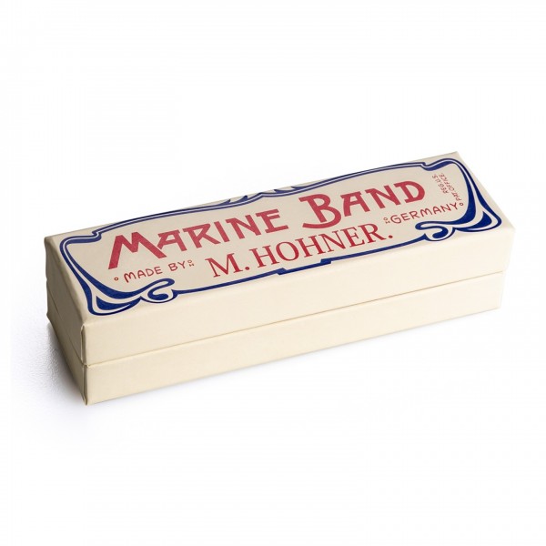 Hohner Marine Band 125th Anniversary Harmonica, C, Case