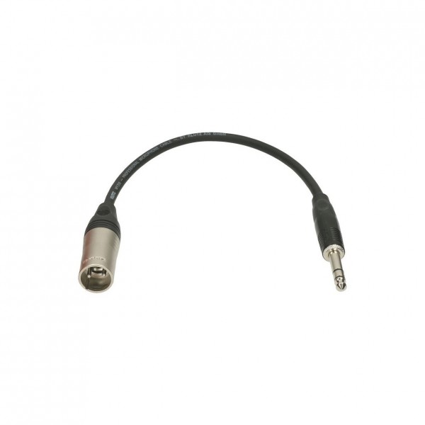 Klotz Patch Cable 6.3 Jack Sym-XLR male, 30cm - Front