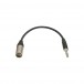 Klotz Patch Cable 6.3 Jack Sym-XLR male, 30cm - Front