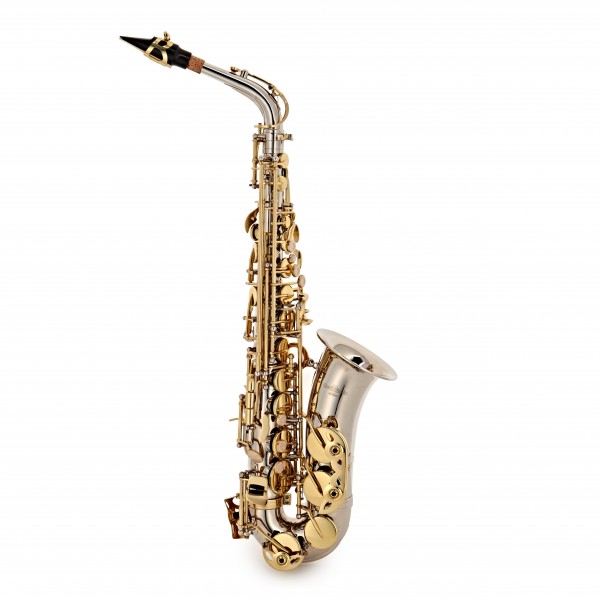 Alto Saxophone Complete Package, Nickel & Gold