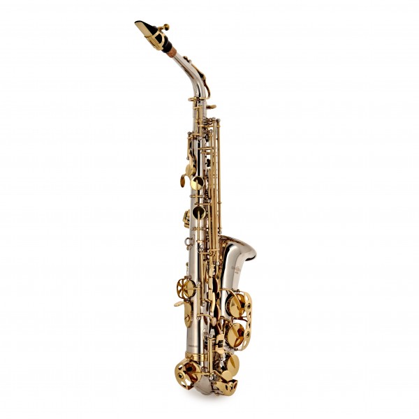 Alto Saxophone Complete Package, Nickel & Gold