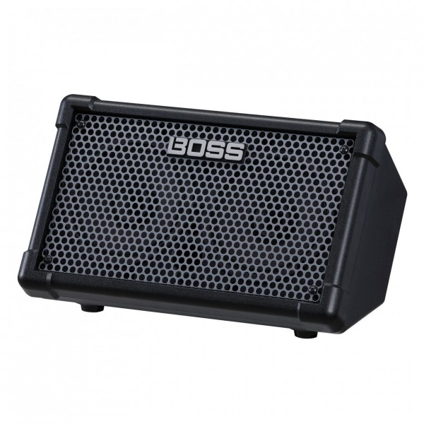 Boss Cube Street 2 Portable Stereo Amp with Bluetooth Adaptor, Black - Front View