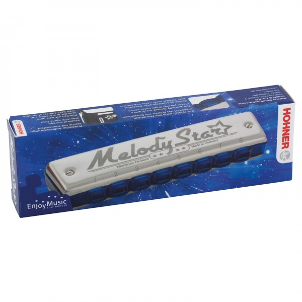 Hohner Melody Star Harmonica, C, Box