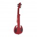 Wood Violins StingRay SVX5 Electric Violin Bundle, Candy Apple Red - Violin Rear