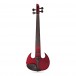 Wood Violins StingRay SVX4 Electric Violin Bundle, Candy Apple Red - Violin Front