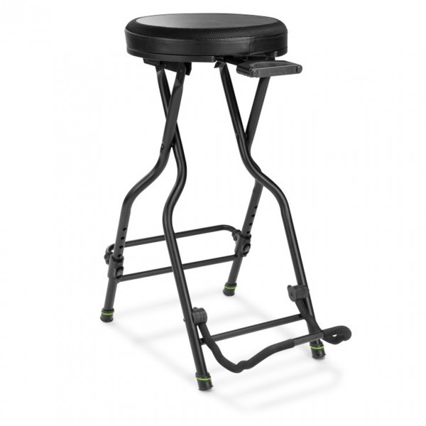 Gravity FGSEAT1 Musicians Seat with Guitar Stand with stand