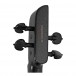 Wood Violins StingRay SVX4 Electric Violin Bundle, Galaxy Black - Violin Headstock Rear