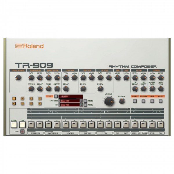 Roland Cloud TR-909 Virtual Instrument - Lifetime Key