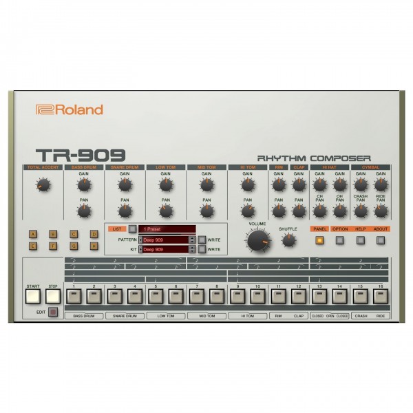 Roland Cloud TR-909 Virtual Instrument - Lifetime Key