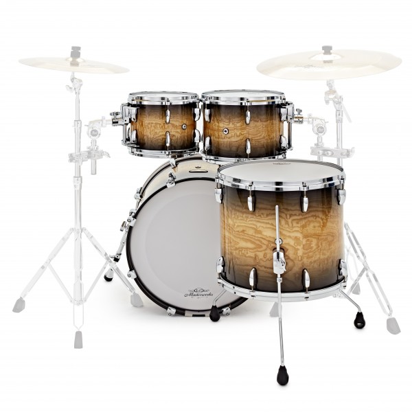 Pearl Masterworks 20'' 4pc Shell Pack, Natural to Back Burst Tamo