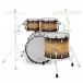 Pearl Masterworks 20'' 4pc Shell Pack, Natural to Back Burst Tamo