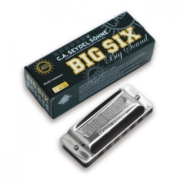 Seydel 1847 Big Six Harmonica, Black G