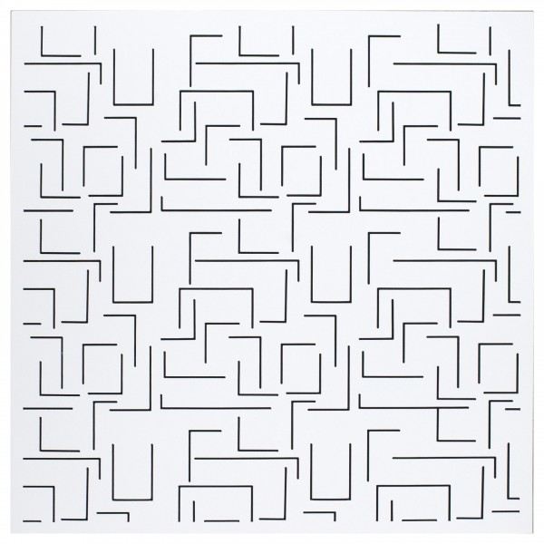 Sonitus Decosorber Natur Maze 8 White (60x60x8cm), 6 Pack close up