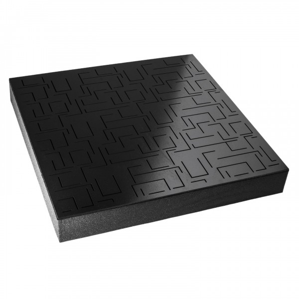 Sonitus Decosorber Natur Maze 8 Ebony (60x60x8cm), 6 Pack